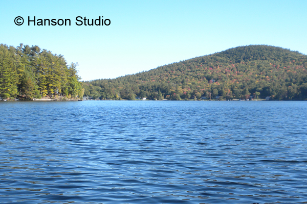 Hillsborough, NH - Pierce Lake and Mountain - Fall